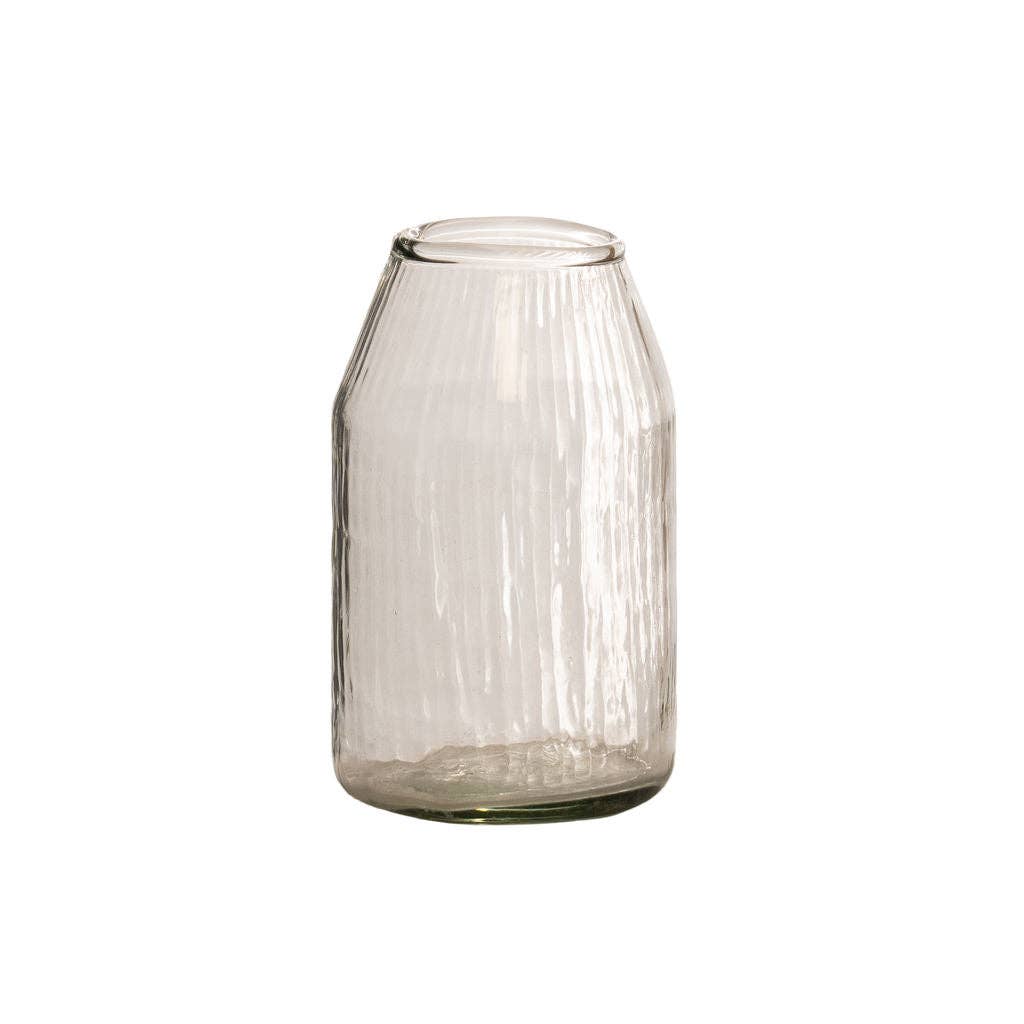Alaia, Ribbed Glass Bud Vase
