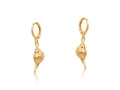 ELENA SEA TOKEN PETITE HUGGIE EARRINGS