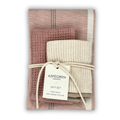 Kitchen Towel Gift set - 100% Organic cotton - Set of 3 - Lychee