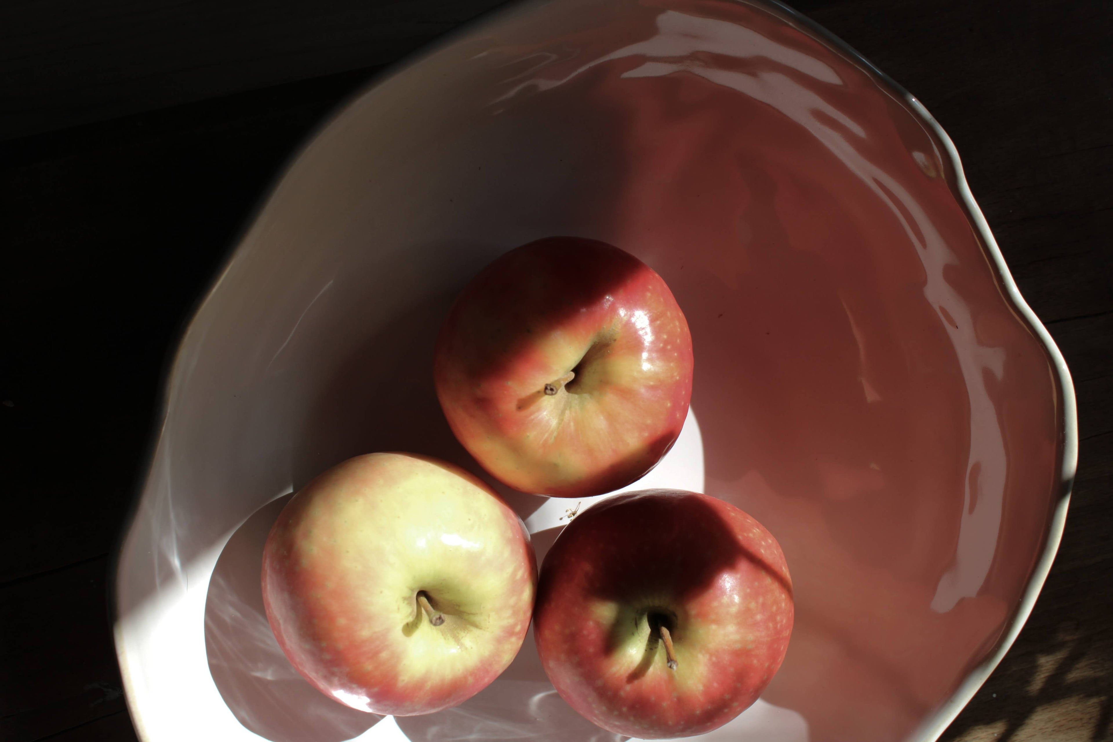 White Serving Bowl