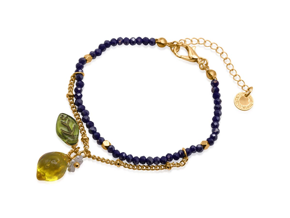 Santorini Lemon Drop Beaded Bracelet
