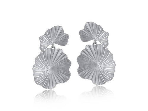 ALICE FLORAL DROP MATTE EARRINGS