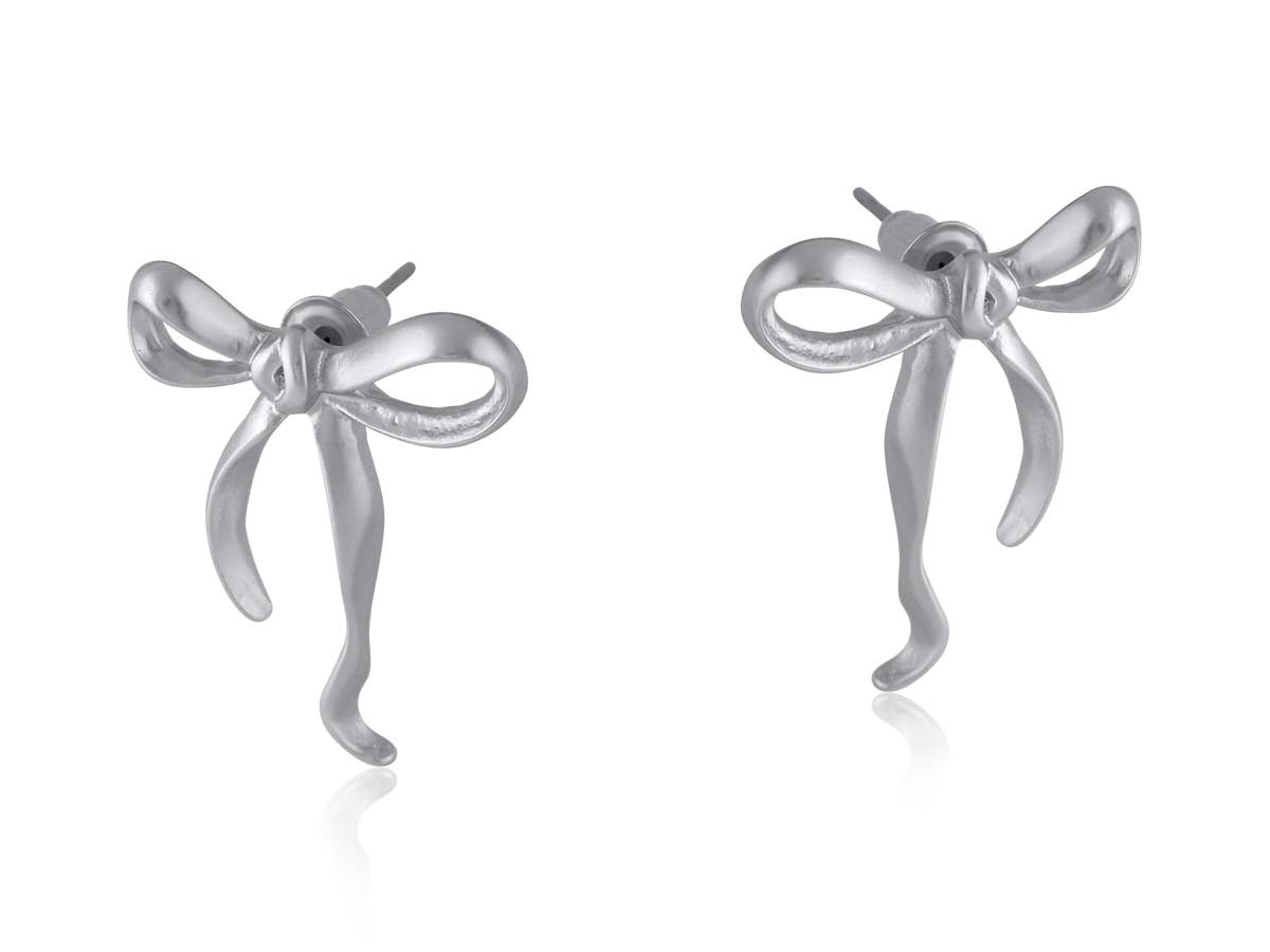 PALOMA BOW MATTE EARRINGS