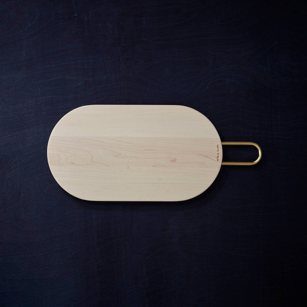Maple serving/cutting/chopping board, Wide Pill