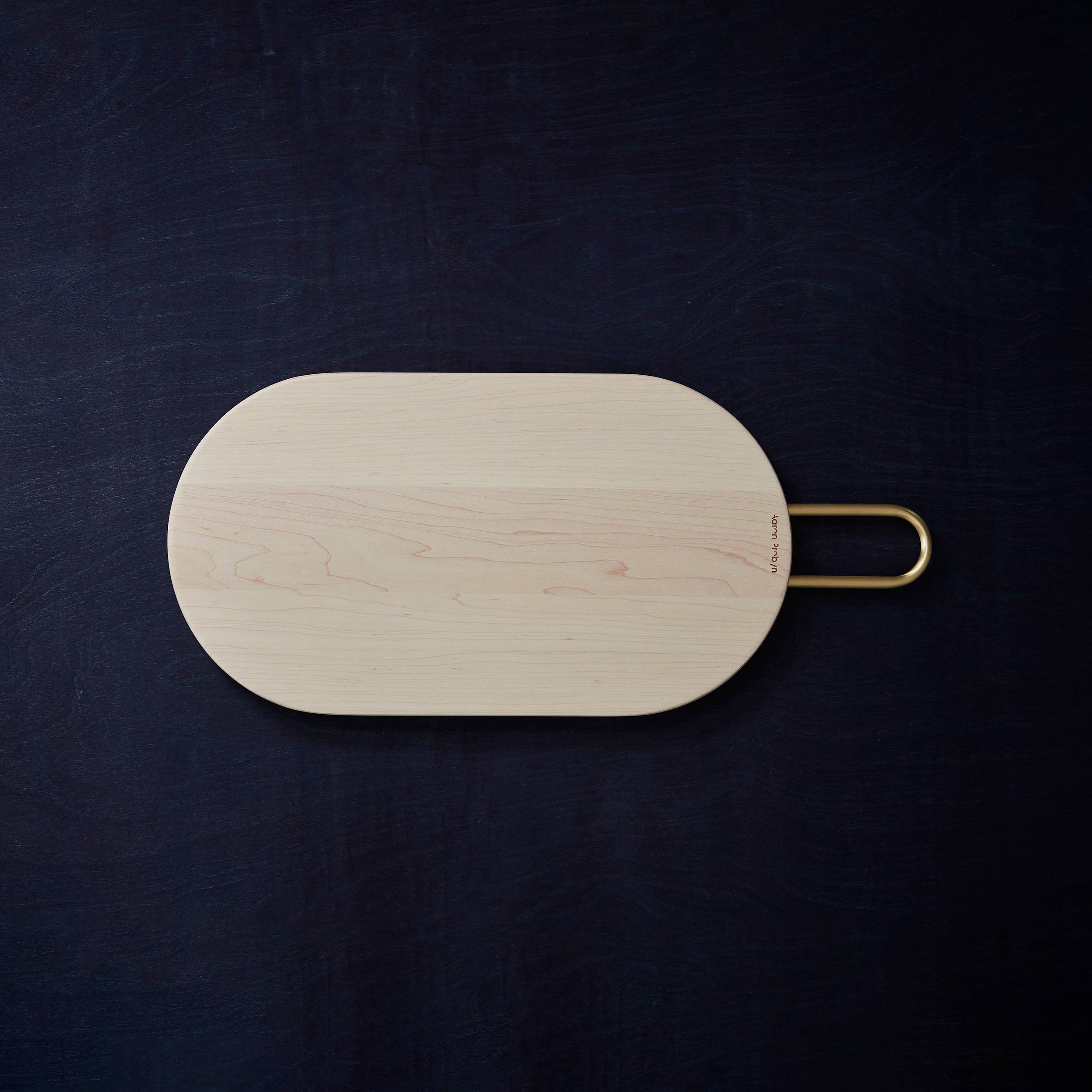 Maple serving/cutting/chopping board, Wide Pill