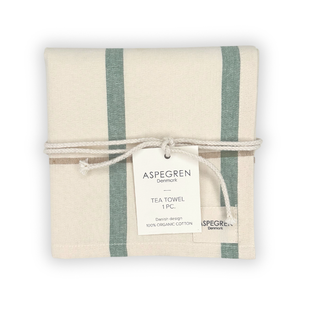 Tea Towel - Organic Cotton - Spinach