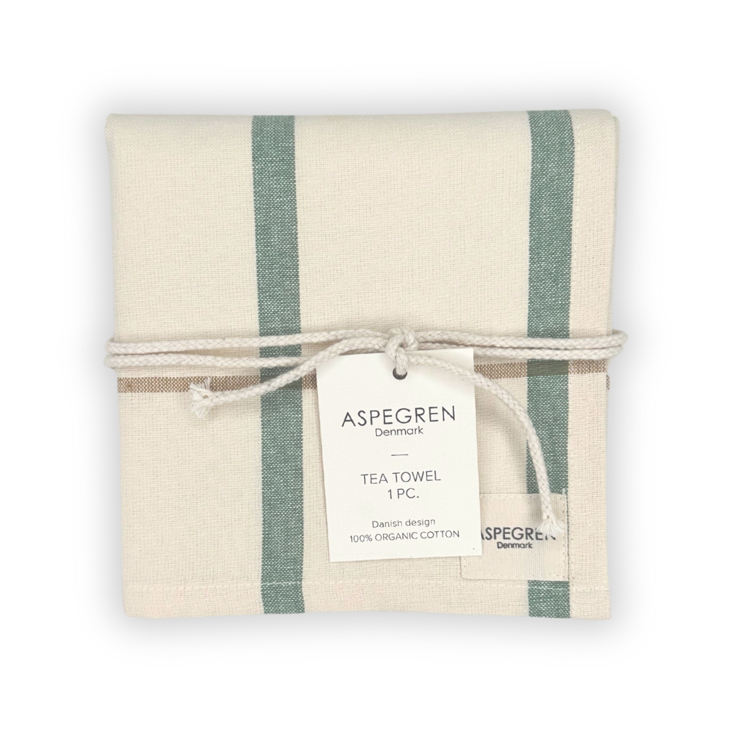 Tea Towel - Organic Cotton - Spinach