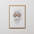 HANDSOME DEVIL HAND FINISHED ANNIVERSARY CARD 