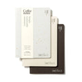 Set of 3 Cafe Stitched Notebooks A6