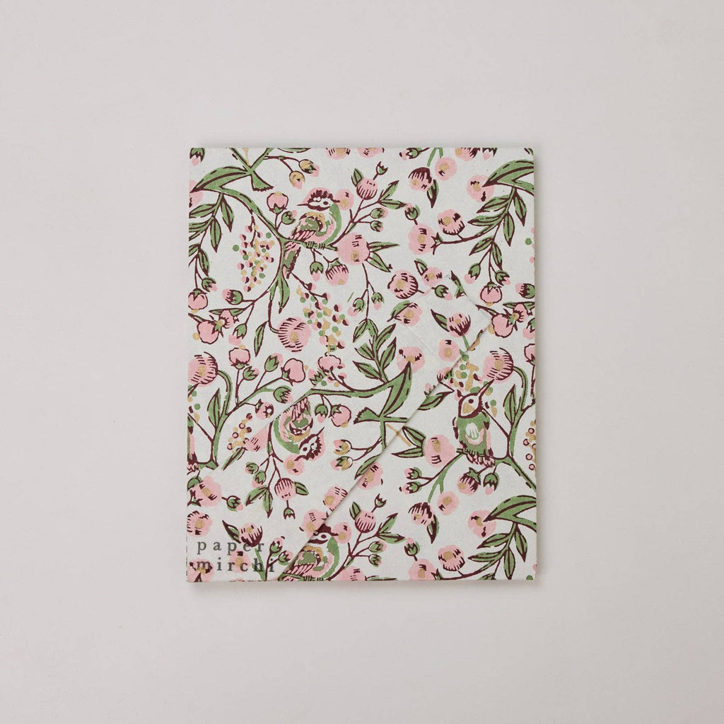 Block Printed Picture Frame (5x7) - Songbird Blush