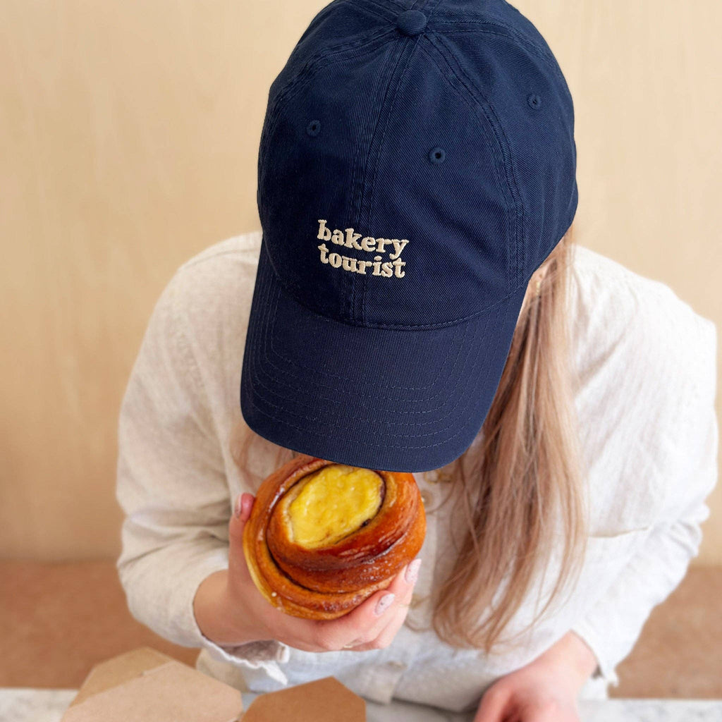 Bakery Tourist - Cotton Baseball Cap - Navy Blue